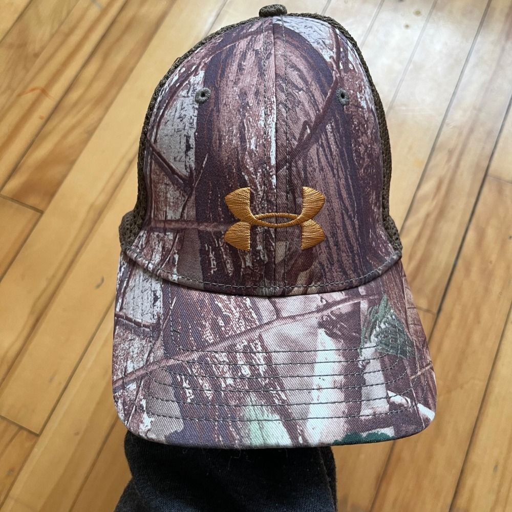 Under Armour Camo Mesh Back Baseball Cap Hat Men's Size L